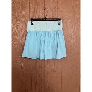Offline By Aerie Skirt Size Medium Blue /Aqua Skirt With Shorts Workout Athletic